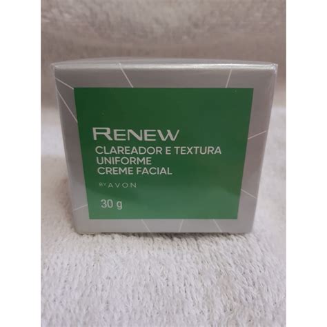 Creme Facial Renew Clareador E Textura Uniforme 30g Shopee Brasil