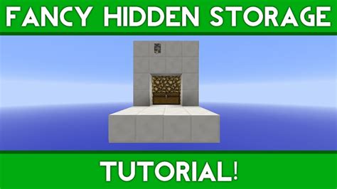 Fancy Hidden Chests Tutorial Redstone With Fenno YouTube