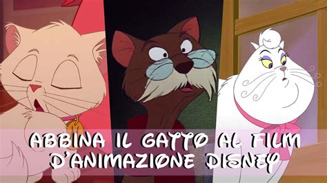 Disney Quiz Abbina Il Gatto Al Film D Animazione Da Cui Proviene