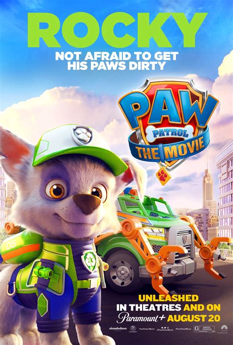 NickALive New PAW Patrol The Movie Character Posters Feature Jimmy