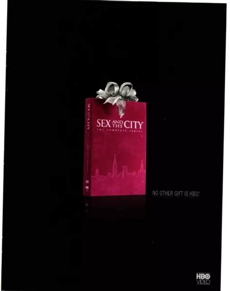 Framed Advert 10x8and Sex And The City The Complete Season Dd £19 99