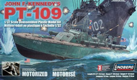 132 Pt 109 John F Kennedy Torpedo Boat Model Kit At Mighty Ape Nz