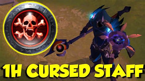 One Shot Cursed Staff Build Solo Pvp Corrupted Dungeon Albion