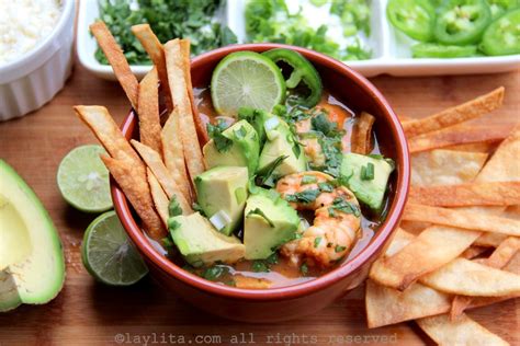 Shrimp Tortilla Soup Laylitas Recipes