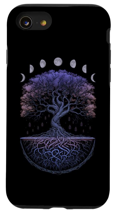 IPhone SE 2020 7 8 Yggdrasil Norse Tree Of Life Viking Phases Of