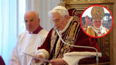 Benedicto Xvi Salud Edad Y Porqu Renunci El Papa Em Rito Esta Es La