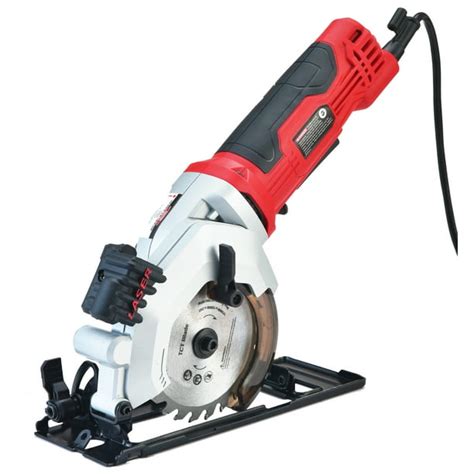 PowerSmart 4-1/2-Inch 4-Amp Electric Compact Circular Saw, Corded ...