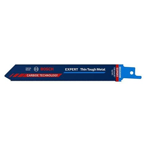 Bosch Expert Hoja De Sierra De Sable Thin Tough Metal Largo 150 Mm