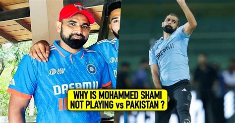 Asia Cup 2023 Revealed Why Mohammed Shami Isnt Included In India Xi