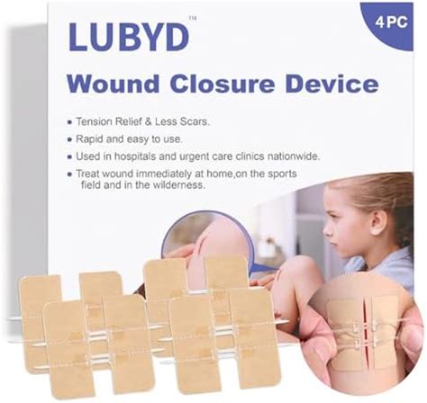 Amazon LUBYD Emergency Wound Closure Device Zip Sutures Butterfly