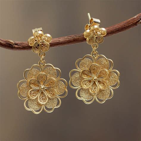 Flower Jewelry Gold