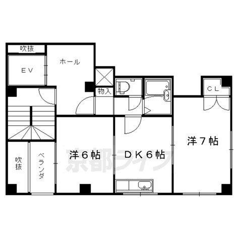 山陰本線 円町駅 地上6階建て 築34年 京都府京都市中京区西ノ京北壺井町 69万円／2dk 和6 洋6 Dk6／34㎡｜賃貸物件