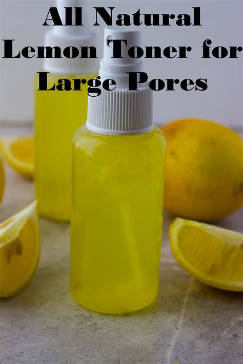 Lemon Toner Large Pore Series Savvy Naturalista Lemon Toner