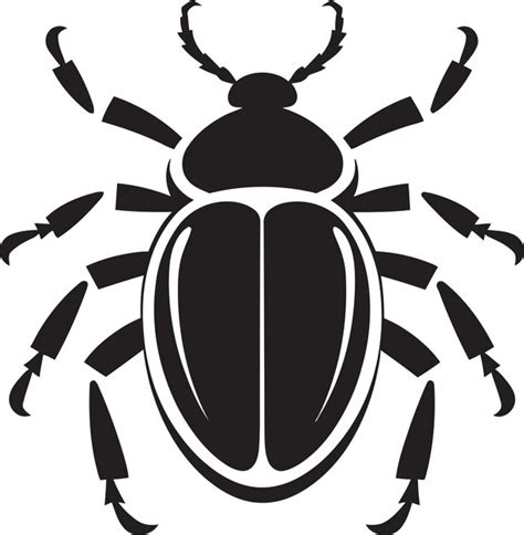 Premium Vector Monogram Bug Design Royal Beetle Crest