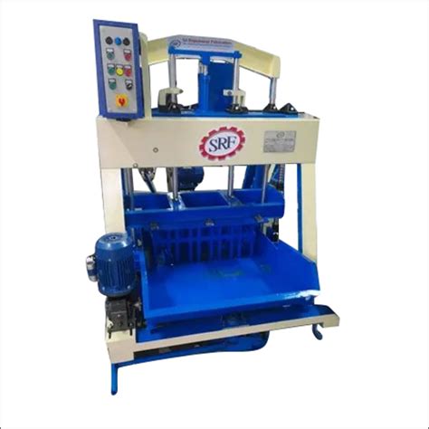 Mild Steel 860 Triple Vibrator Concrete Block Machine At 165000 00 INR