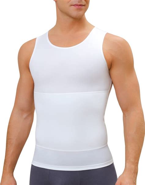 Eleady Mens Compression Shirt Slimming Body Shaper Vest Workout Tank