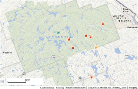 Six Forest Fires Burning In Algonquin Park My Bancroft Now