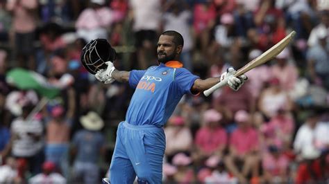 Shikhar Dhawan Becomes 1st Indian To Score Hundred In 100th Odi Crickit