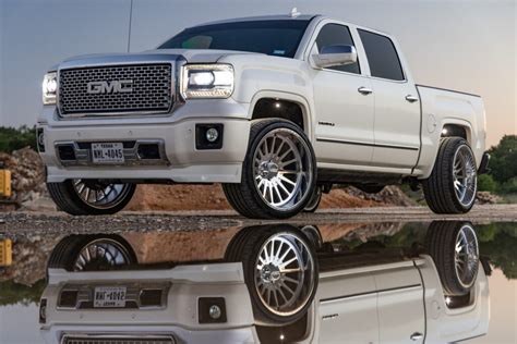 Leveled Gmc Sierra Denali On 24x12 Inch Jtx Forged Wheels Jtx Forged