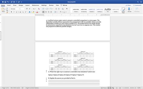 Solved ños Document23 Home Insert Draw Design Layout Chegg