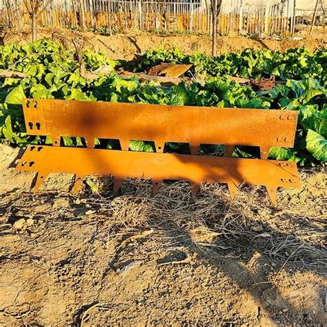 Proveedores fabricantes fábrica de bordes de acero corten decorativos