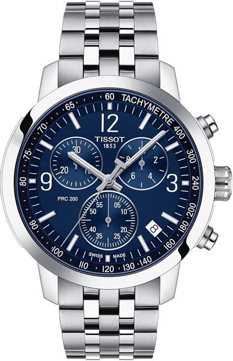 Amazon Co Jp Tissot T1144171104700 Men S PRC 200 Chronograph Bracelet