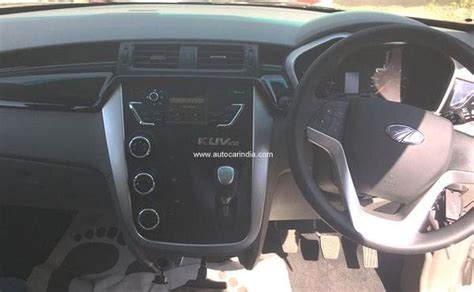 Spied: Mahindra KUV100 Sub-Compact SUV's Interior