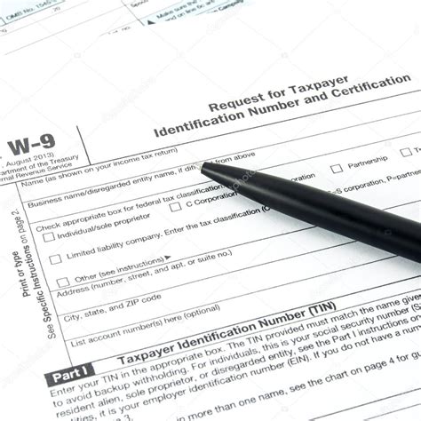 Tax Form W 9 And Pen Stock Photo By ©rakijung 49469125