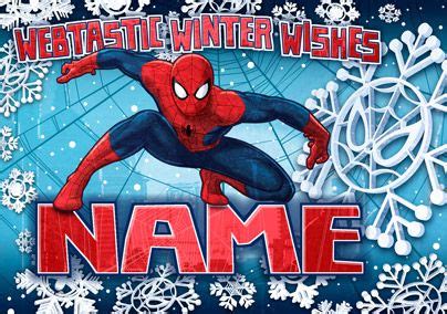 Ultimate Spider Man Christmas Card Spiderman Cards Spiderman Marvel