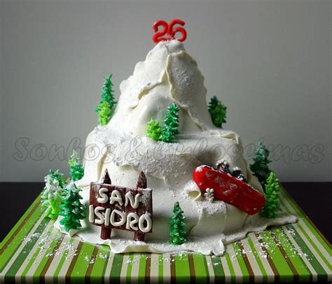 Snowboarding Decorated Cake By Sonhos Guloseimas Cakesdecor