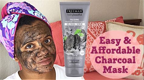 Freeman Charcoal And Black Sugar Gel Mask Scrub First Impression