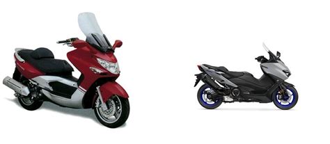 Motorrad Vergleich Kymco Xciting I Vs Yamaha Tmax