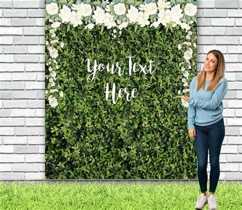 Custom Floral Grass Fabric Backdrop Grass Wall Green Grass Etsy Australia