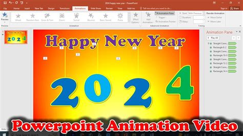 Happy New Year 2024 PowerPoint Presentation Happy New Year 2024