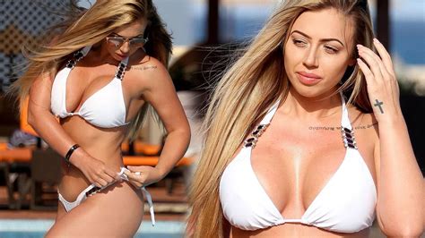 Geordie Shores Holly Hagan Is Smokin As She Shows Off Incredible