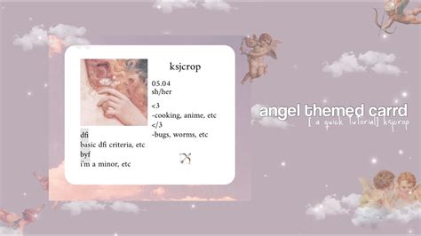 Angel Aesthetic Themed Carrd A Quick Tutorial YouTube