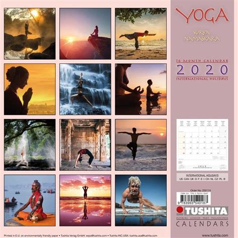 Yoga Calendarios De Pared Cons Guelos En Posters Es