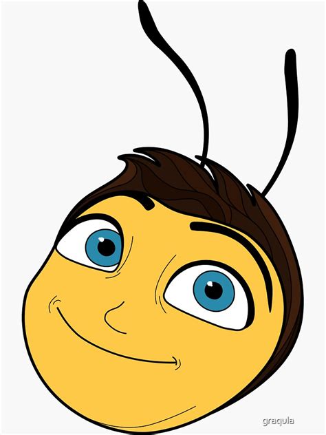 Barry Benson Bee Movie Sticker Sticker For Sale By Graqula Redbubble