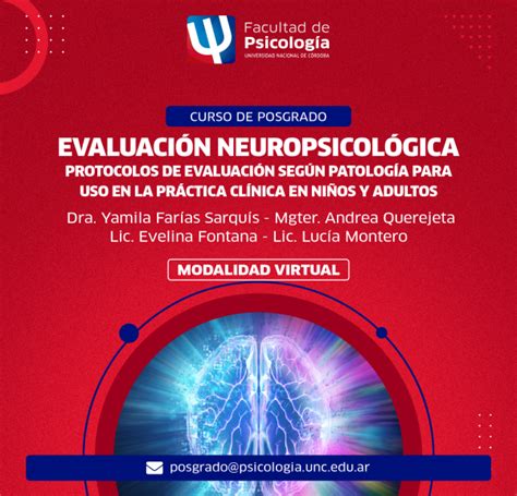 Cp Evaluaci N Neuropsicol Gica Protocolos De Evaluaci N Seg N