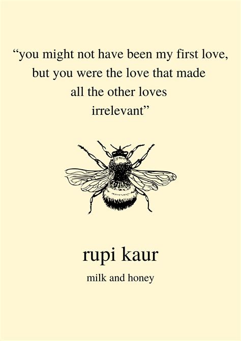 Rupi Kaur Milk And Honey Quote Digital Print Instant Download Etsy