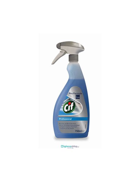 Cif Glass And Multisurface Cleaner Płyn Do Mycia Szyb 750 Ml