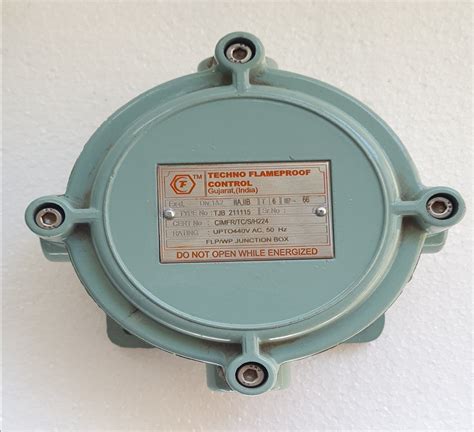 Alluminium Alloy Lm 6 Round Flameproof Junction Box 100 DIA ID