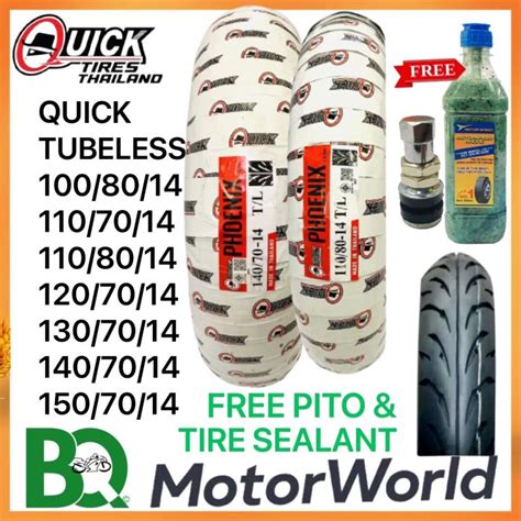 Quick Tirefree Tire Sealant Pito Phoenix Tubeless By