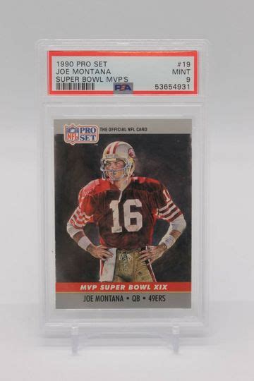 Mavin Pro Set 1990 Joe Montana Mvp Super Bowl