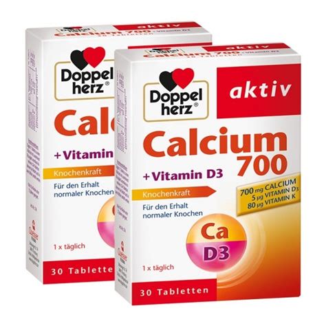 Doppelherz Calcium 700 Vitamin D3 Nu3