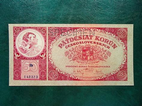 50 Korun 1929 Serie IbPosunuty TiskVzacna UNC Aukro