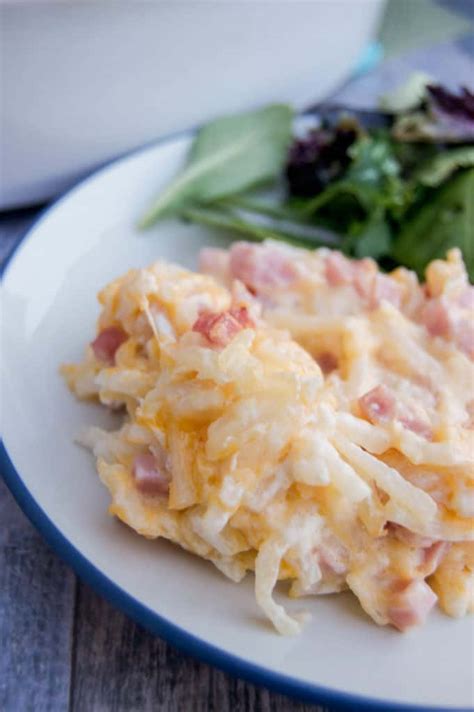 Cheesy Ham And Potato Casserole • The Diary Of A Real Housewife