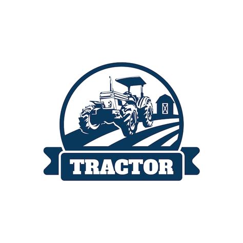 Premium Vector Farm Tractor Logo Template Design