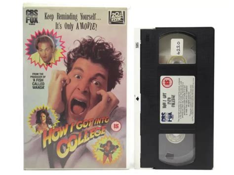 How I Got Into College Vhs Video Tape 1989 Big Box Ex Rental Anthony