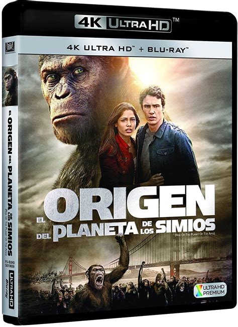 El Origen Del Planeta De Los Simios 4k Uhd Blu Ray Amazon Es James